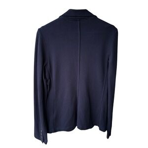Grey State Blazer Jacket Midnight Navy Blue Cotton Knit Preppy NWT Size Large